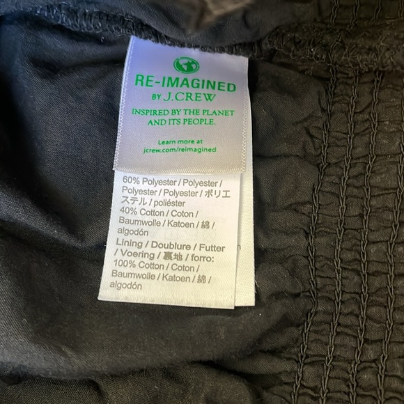 Women’s J. Crew Black Eyelet Lace Outfit Skirt Off the Shoulder Top Set Size XS - Picture 7 of 16